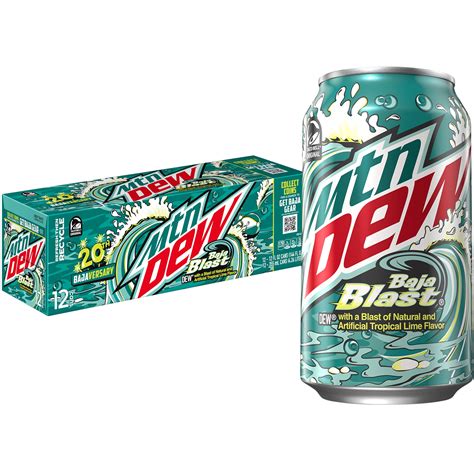 Buy ain Dew Baja Blast Cans, 12 oz Cans, 12 Count Online at desertcartSINGAPORE