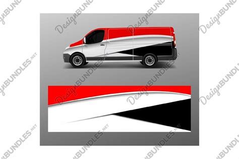 Van Wrap design template vector