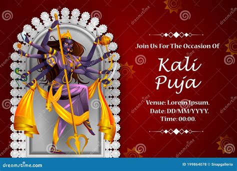 Kali Puja 2023 – Printable Template Calendar