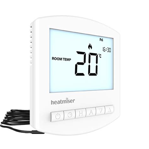 Electric Underfloor Heating Thermostat | Heatmiser Slimline-e