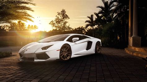 White Lamborghini UHD 4K Wallpaper | Pixelz