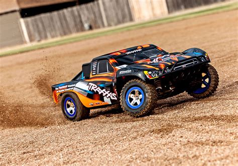 Traxxas Slash RTR 1/10 2WD Short Course Racing RC Truck w/ID Battery ...