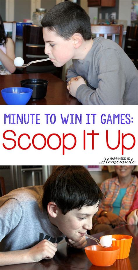 10 Awesome Minute to Win It Party Games - Happiness is Homemade | Minute to win it games ...