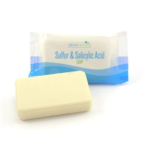 DermaHarmony Sulfur Salicylic Acid Bar Soap - 3.7 oz (1 Bar) - Walmart ...