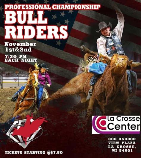 Professional Championship Bull Riders Nov 1st in La Crosse - Professional Bull Riding