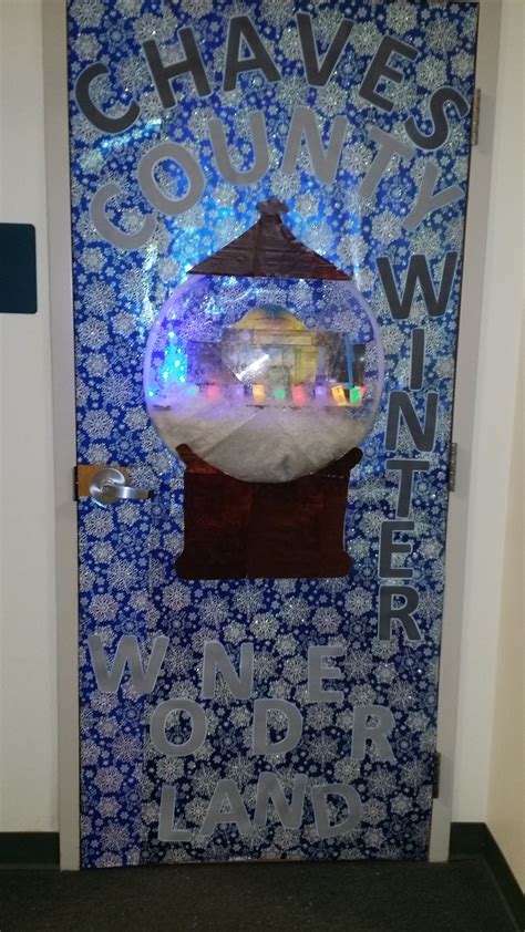 Festive Winter Door Decoration Contest Entry