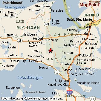 Trout Lake, Michigan Area Map & More