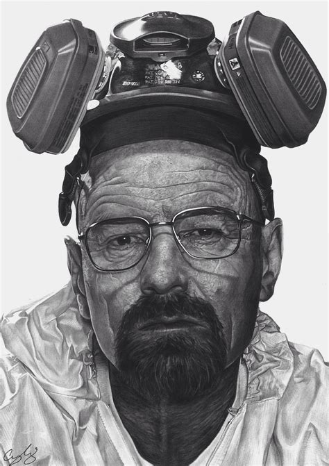 Heisenberg drawing, A3 graphite on Bristol board Heisenberg Drawing, Heisenberg Art, Heisenberg ...