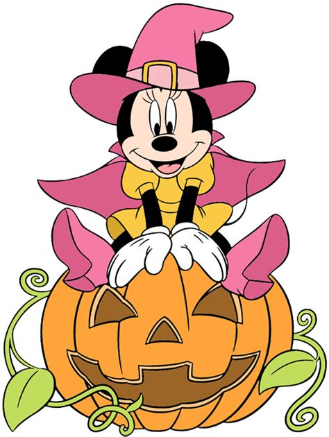 Disney Halloween Clip Art | Halloween clips, Minnie mouse halloween, Halloween clipart