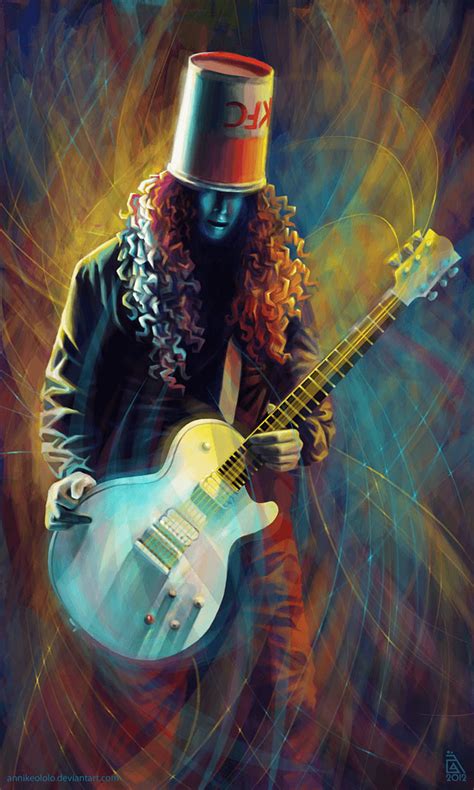 Buckethead by AnnikeAndrews.deviantart on @deviantART, buckethead guitar music HD phone ...