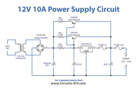Circuit Diagram For Power Supply 12v