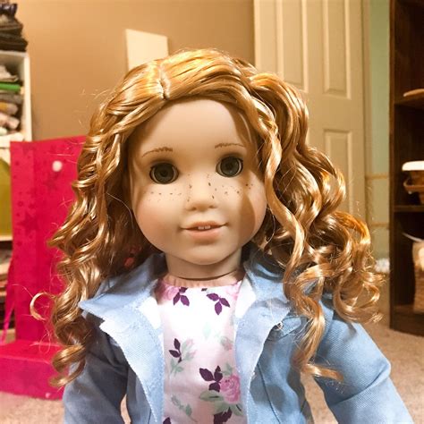 My "Create Your Own" doll arrived today and she is perfect!!! #americangirlbrand # ...