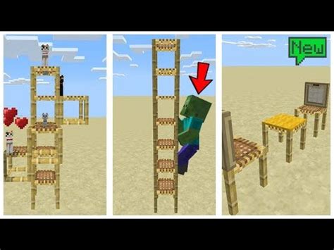 Minecraft 1.14 Update - Scaffolding Building Tips and Tricks - YouTube