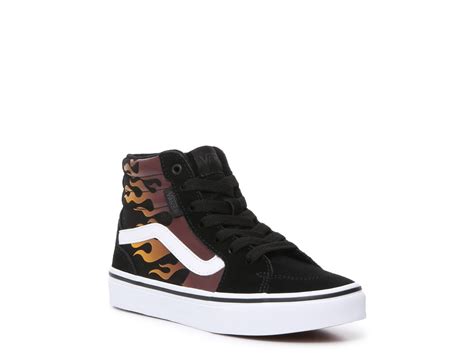 Vans Filmore Flames High-Top Sneaker - Kids' - Free Shipping | DSW