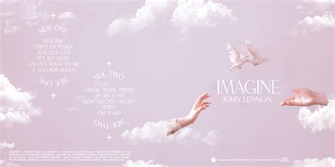 "Imagine" Vinyl Record Redesign on Behance