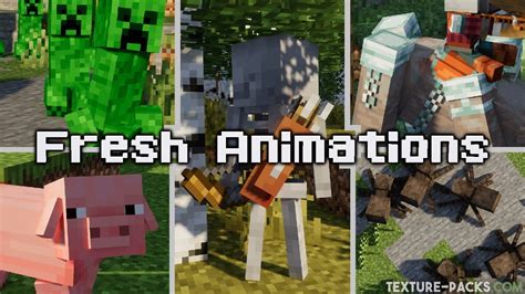 Обзор + Скачать Fresh Animations Texture Pack 1.17 / 1.17.1 Download ...