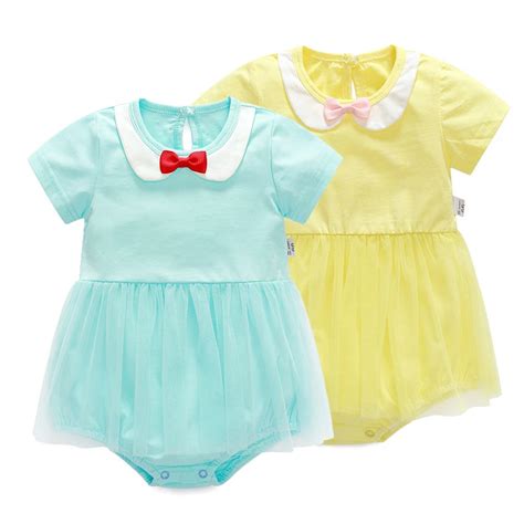 Baby Dress Summer Baby Girl Clothes 2017 Baby Rompers Fashion Newborn ...