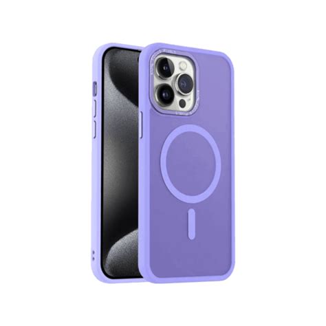 iPhone 15 Pro TPU / Acrylic Magnetic Case | Light Purple - GA Tech