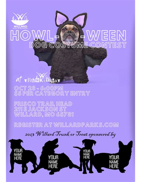 Trunk or Treat Dog Costume Contest - Willard Parks and Recreation