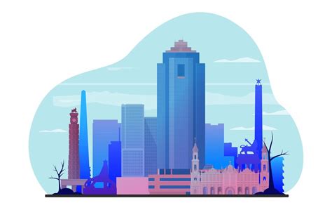 Premium Vector | Addis Ababa Ethiopia city skyline at white background Flat vector illustration ...