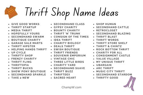 750+ Thrift Shop Name Ideas Trending Among Youth Right Now