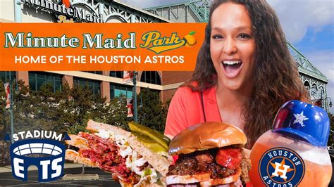 Trying The Most Popular Houston Astros Food At Minute Maid Park | Delish - YouTube