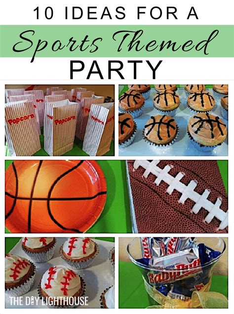 10 Ideas for a Sports Themed Party - The DIY Lighthouse