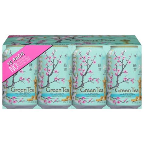 AriZona® Ginseng & Honey Green Iced Tea Multipack Cans, 12 pk / 11.5 fl ...