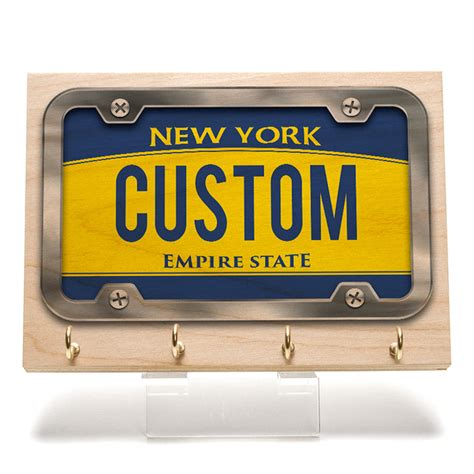 New York License Plate Key Rack — CityLocs