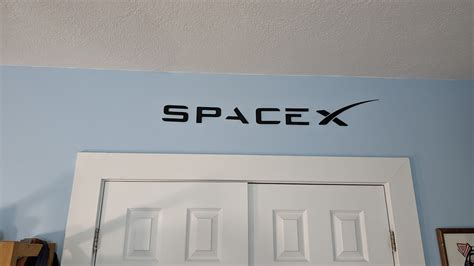 Space X Logo Wall Art by Owen Ramon | Download free STL model ...
