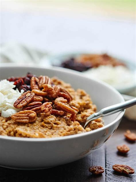 Crockpot Pumpkin Oatmeal - w/ Quinoa & Eggs