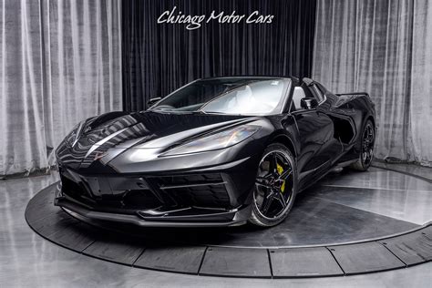 2020 Black Corvette Convertible 2LT For Sale | West Chicago, Illinois | Dealer