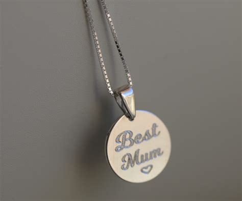 Personalised Pendant in Silver / 18kt Gold - D Goldline