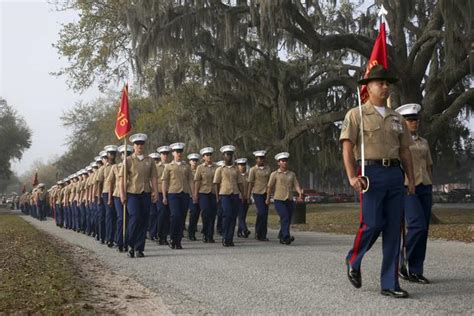 First Marine Co-Ed Boot Camp Company Graduates at Parris Island | Flipboard