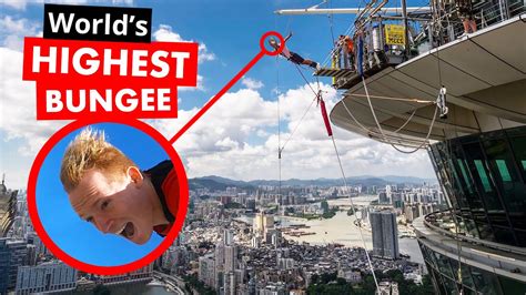 World's Highest Bungee Jump | 233 meters (764 ft) - YouTube