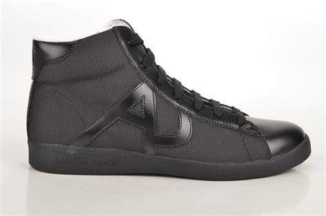 Armani Jeans High-Top Sneaker Kalbsleder schwarz (black) (… | Flickr