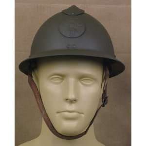 WWI FRENCH ADRIAN HELMET MODEL 1915 M15 ARMY FIREFIGHTER BRIGADE