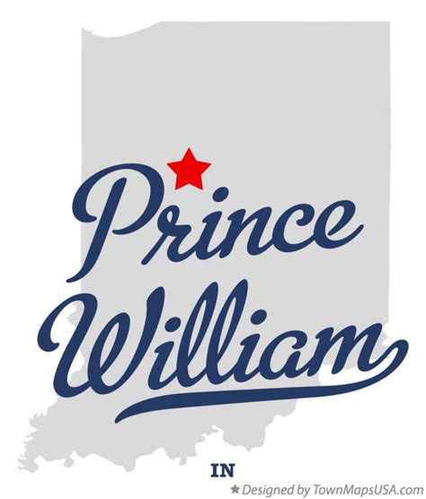 Map of Prince William, IN, Indiana