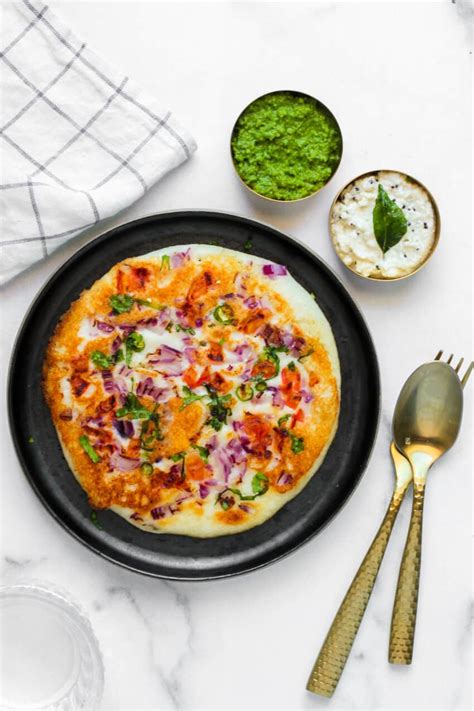 Uttapam | South Indian Savory Pancakes - Ministry of Curry