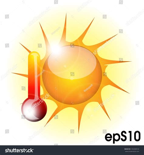 Summer Heat Wave Eps10 Stock Vector Illustration 105200510 : Shutterstock