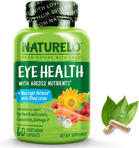 NATURELO Eye Vitamins - AREDS 2 Formula Nutrients French Polynesia | Ubuy