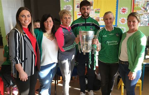 The Liam McCarthy cup comes to Barna NS!