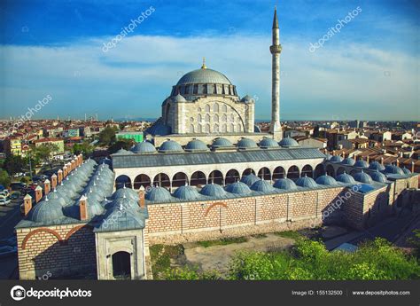 Mihrimah Sultan Mosque in Istanbul ⬇ Stock Photo, Image by © lira_joggi #155132500