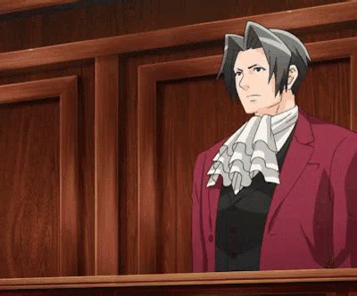 Edgeworth Anime GIF - Edgeworth Anime TakeABow - Discover & Share GIFs