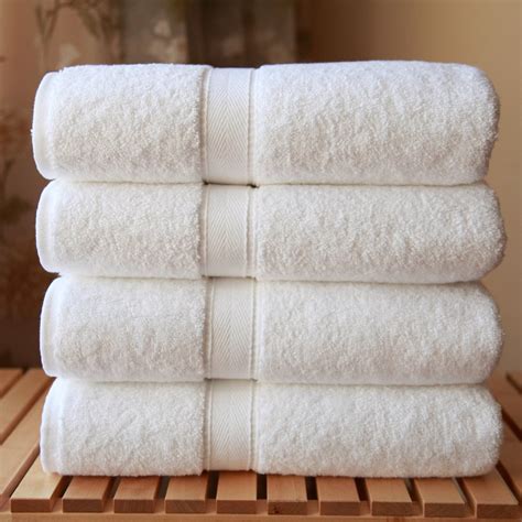 Luxury Hotel & Spa Collection 100% Turkish Cotton Bath Towels (Set of 4 ...