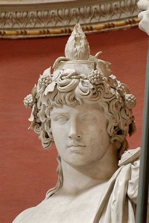 Antinous as Dionysos - Osiris (ivy crown, head band, cistus and pine ...