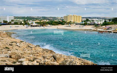 Sandy Bay Beach in Ayia Napa, Cyprus Stock Photo - Alamy