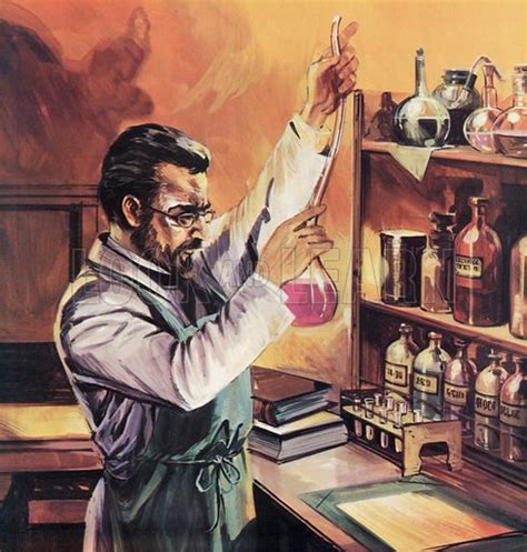 Louis Pasteur in his laboratory stock image | Look and Learn