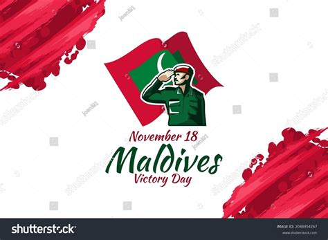 November 18 Victory Day Maldives Vector Stock Vector (Royalty Free) 2048954267 | Shutterstock