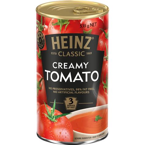 Heinz Classic Creamy Tomato Soup Canned Vegetable Soup 535g – Gluten ...